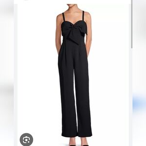 NWT Lilly Pulitzer Black Kavia Jumpsuit Size 6 Adjustable Straps